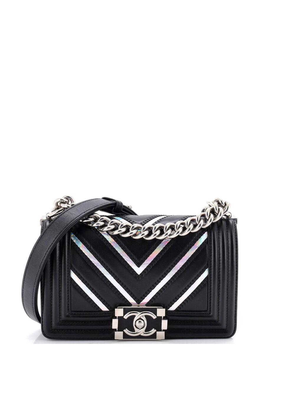 Chanel Boy Flap Bag Chevron Lambskin #259704C38B